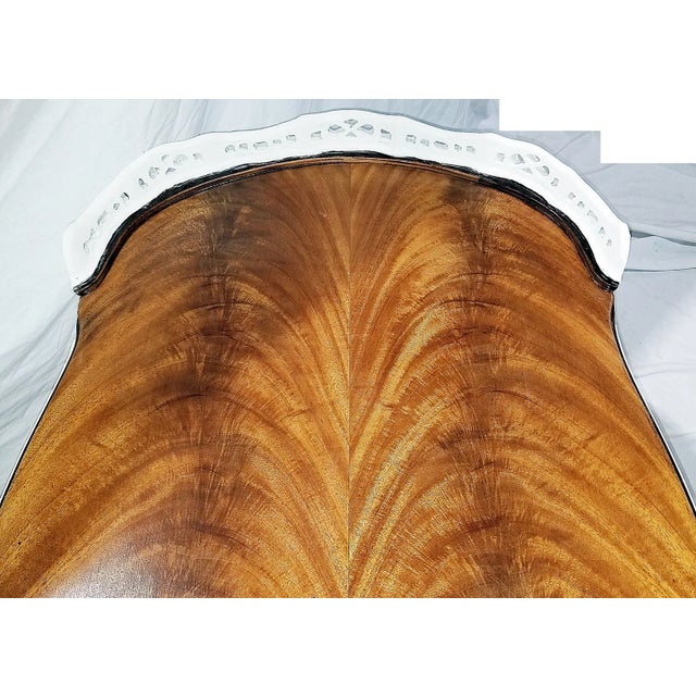 1920s Carved and Painted 1920s Mahogany Coffee Table For Sale - Image 5 of 10