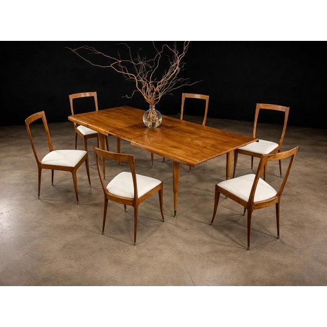 Extendable Brazilian Modern Dining Table in Caviúna Wood by Giuseppe Scapinelli, 1950s - Lot 628 For Sale - Image 11 of 15