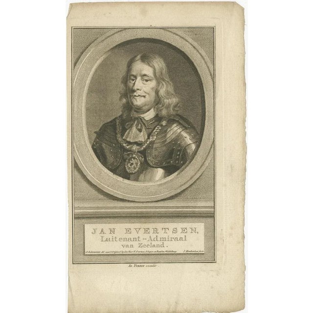 Dutch Admirals, 1774, Paper, Set of 3 For Sale - Image 4 of 6