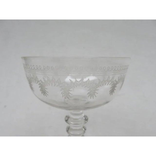 Antique French Champagne Glasses, Set of 12 For Sale - Image 8 of 16