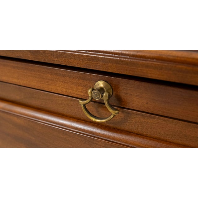 Henkel Harris Cherry 4 Drawer Bachelors Chest For Sale - Image 12 of 18