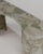 White Marble Stone Curved Organic Dune Console by Esther Knopfler For Sale - Image 11 of 16
