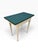 Ivory Blue Formica Side Table, France, 1950s For Sale - Image 8 of 10
