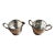 Early 20th Century M. Fred Hirsch Co Sterling Creamer and Sugar For Sale