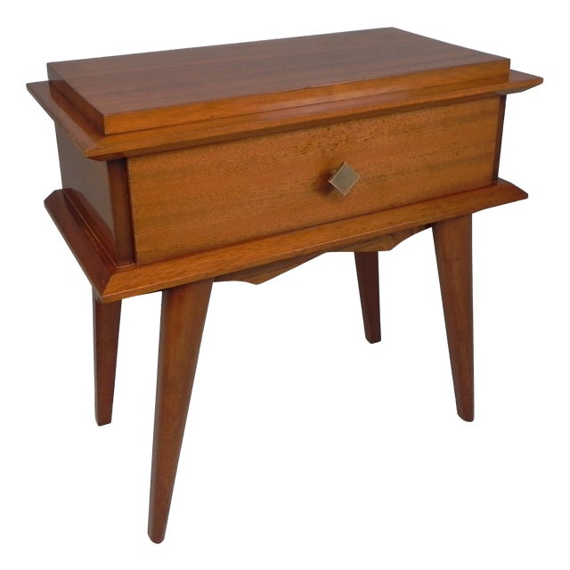 Vintage Teak Bedside Table, 1960s For Sale
