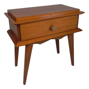 Vintage Teak Bedside Table, 1960s
