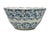 Beautiful Large 12 Inch Size Antique American Blue Spongeware Decorated Stoneware Kitchen Mixing Bowl - 1890s For Sale - Image 14 of 18