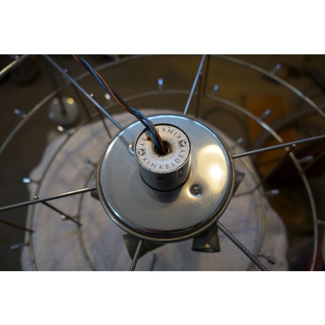 Mid-Century Chandelier in Crystal Glass and Chrome Plated Metal with 66 Glass Prisms from Kinkeldey, 1960s For Sale - Image 11 of 14