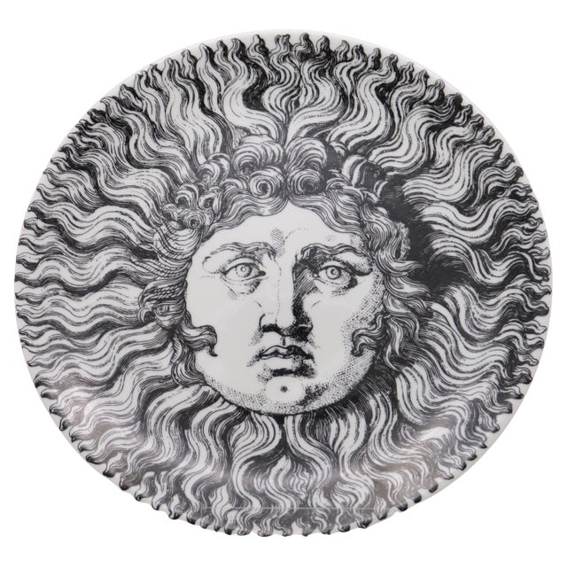 1990s 1990s Re Sole' Fornasetti Modernist Charger For Sale - Image 5 of 7