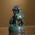 Pair of Vintage Bronze Guardian Lions – "Oriental Awakening Lions" With Flamed Patina For Sale In Los Angeles - Image 6 of 8