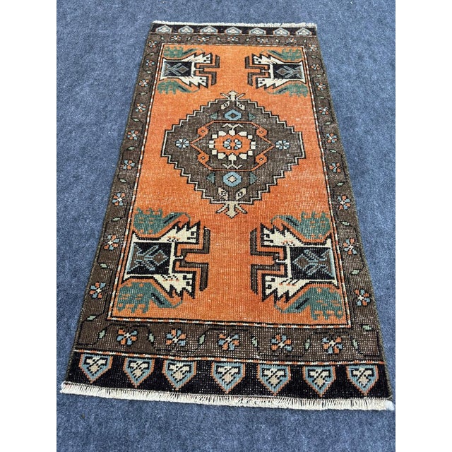 Turkish Yastik Rug 1'8" x 3'4" #24052 Explore a curated collection of hallway runners, wool rugs, and handmade...