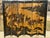1970s Chinese Export Six Panel Coromandel Screen With Gold Leaf For Sale - Image 16 of 16