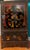 1970s Vintage Chinese Chinoiserie Black Lacquer Armoire Cabinet For Sale - Image 5 of 14