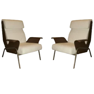 Set of Italian Alba Lounge Chairs by Gustavo Pulitzer for Arflex, 1959