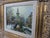 Framed European Winter Street Scene Original Oil Painting Signed Gerald Kott, Mid-20th Century For Sale - Image 10 of 18