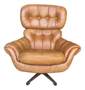 Mid-Century Scandinavian Slätte-Gungan Swivel Lounge Chair from Swedfurn