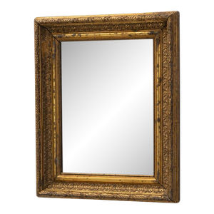 19th Century French Gilded Wooden Mirror