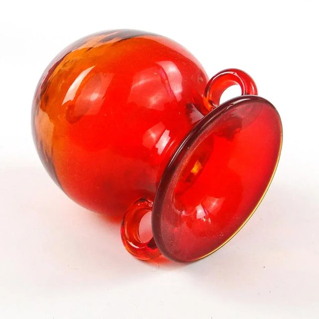 Vase by J. Słuczan-Orkusz for Cracow Institute for Glassworks, Poland, 1970s For Sale - Image 11 of 13