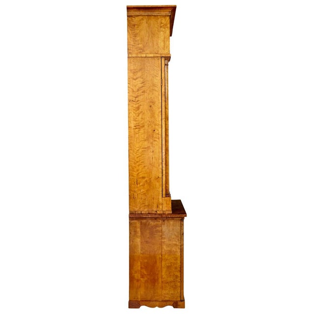 19th Century Swedish Birch Architectural Cabinet, 1870s For Sale - Image 4 of 11