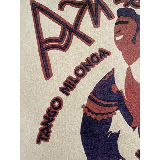 A Striking 1920s Art Deco Sheet Music Cover Illustration Titled “Pampa – Tango Milonga” by Composer Georges Veres, Published by Franz Bárd & Sohn For Sale - Image 4 of 7