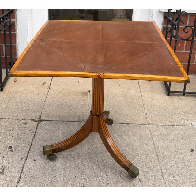 19th Century Antique 19th C Georgian Handkerchief Games Table For Sale - Image 5 of 6