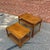 Mid Century Modern Nesting Side Tables With Cane Shelves For Sale In Cleveland - Image 6 of 12