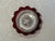 Victorian Antique Heisey Glass No. 1220 "Punty Band" Ruby Stained Berry Bowl, C. 1900 For Sale - Image 3 of 8