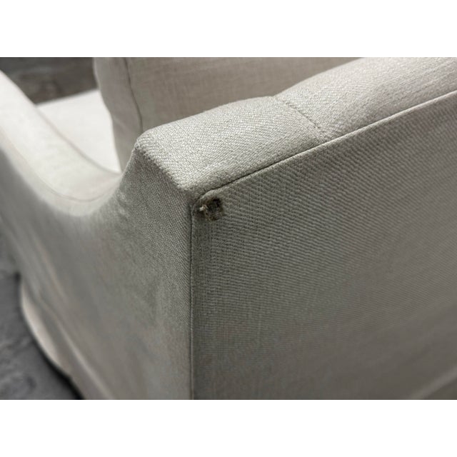 Anthem Interiors Slipcovered Slope Arm Sofa For Sale - Image 12 of 12