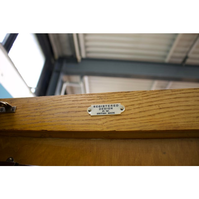 Vintage Art Deco Oak Wardrobe, 1930s For Sale - Image 11 of 12