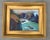 An original oil painting by California artist Jeanette Le Grue, depicting a dramatic stretch of the rugged Northern...