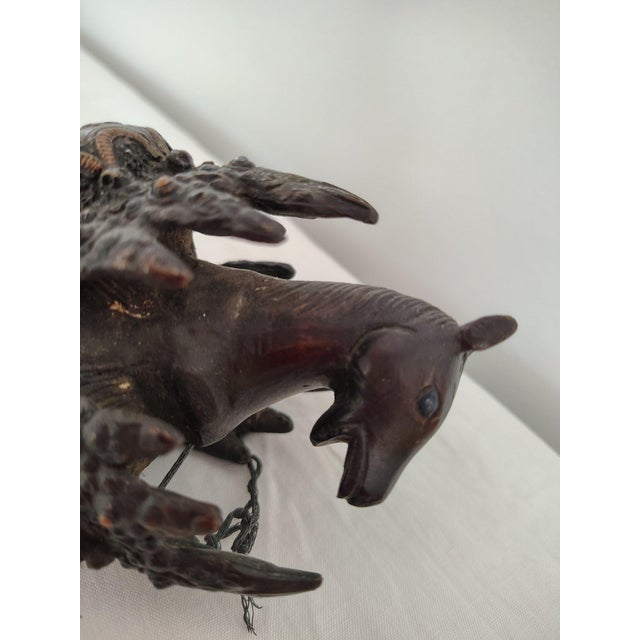 Metal 20th Century Tibetan Bronze Ritual Kartika Phurba – Hayagriva Motif For Sale - Image 7 of 8