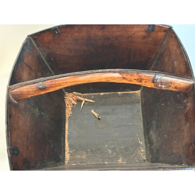 Antique Chinese Elm Wood Rice Bucket For Sale - Image 4 of 7