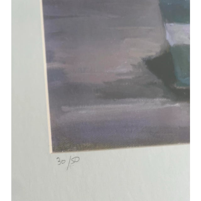 Glass Vintage Renee Berger Limited Print Signed For Sale - Image 7 of 8