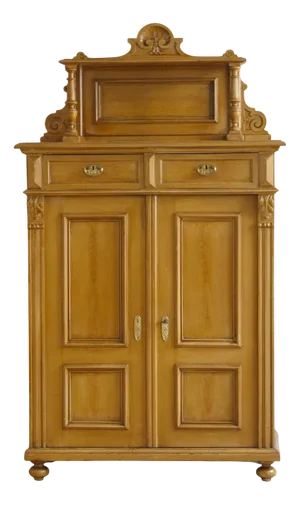 Antique Gründerzeit Vertiko Cabinet, 1900s