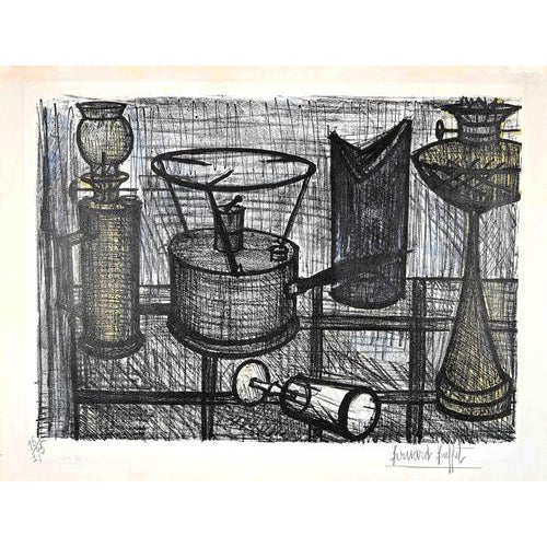Bernard Buffet, Lamp 15/175, 1954, Lithograph For Sale