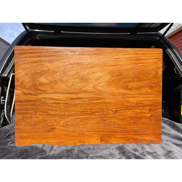 Vintage Stacked Rattan & Mahogany Desk For Sale - Image 10 of 11