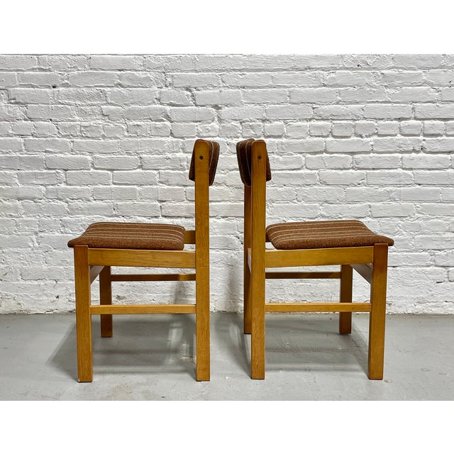 1960s Set of 5 Mid Century Modern Oak Dining Chairs, Made in Denmark, C. 1960s For Sale - Image 5 of 11