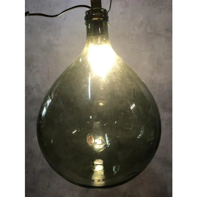 Antique Blown Glass Demijohn For Sale - Image 7 of 10