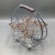 Mid-Century Modern 7 Striped Shot Glasses in Chrome Plated Caddy - Set of 8 For Sale - Image 3 of 13