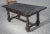 Renaissance Walnut Writing Table in Ebony-Stained wood, Italy, 1930s For Sale - Image 4 of 9