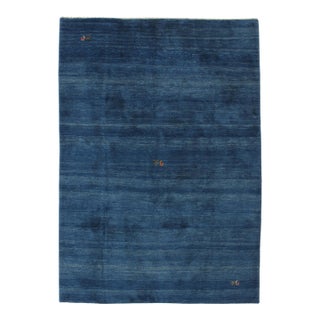 Vintage Hand-Knotted Persian Gabbeh Rug 6'9" X 9'8" For Sale