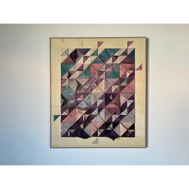 70's Postmodern Mixed Media Collage Wall Art by British Artist Carol Owen For Sale - Image 13 of 13