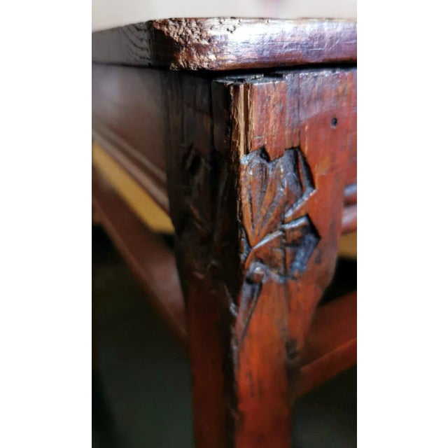 Art Deco Austrian Chair With Painted Panel For Sale - Image 11 of 13