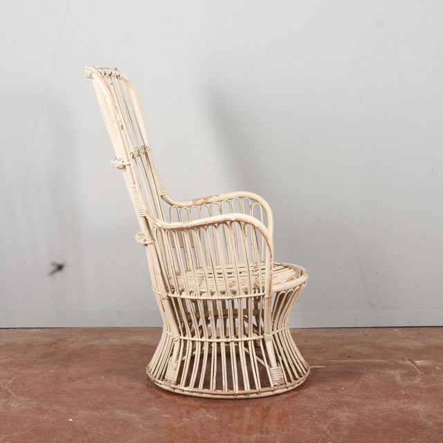 Armchair in Bamboo, 1960s For Sale - Image 8 of 18