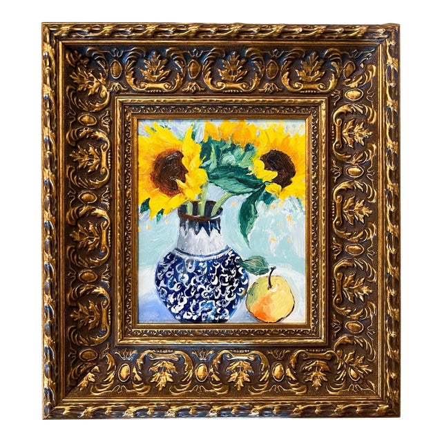 Impressionist Oil Painting, Signed & Dated, Framed For Sale