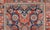 Antique Persian Tabriz Gallery Rug With Large Scale Florals in Medium Blue Field For Sale - Image 12 of 14