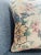 Vintage Turkish Isparta Rug Pillow Cover 16x16 – Floral Wool Cushion For Sale - Image 10 of 11