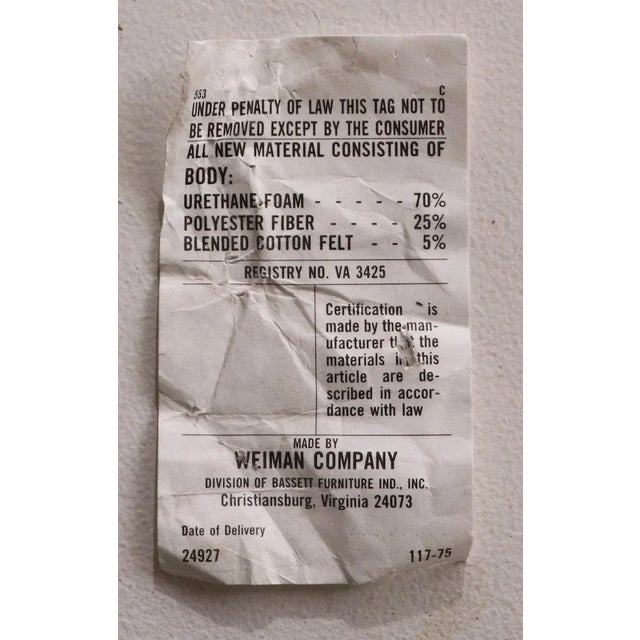 Large Curved Sectional Sofa by Weiman For Sale - Image 10 of 10