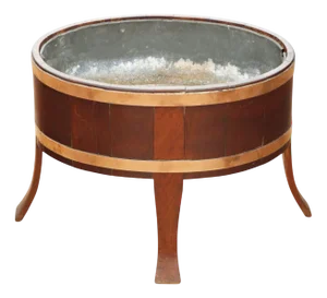 Antique Georgian Mahogany and Brass Wine Cooler, 1800