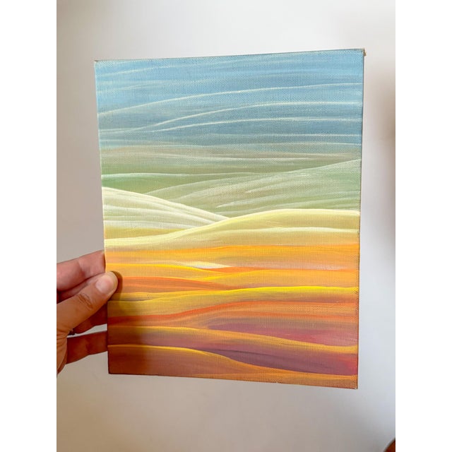Original Modernist Landscape Painting, Kelly Wood, 1993 For Sale - Image 4 of 6